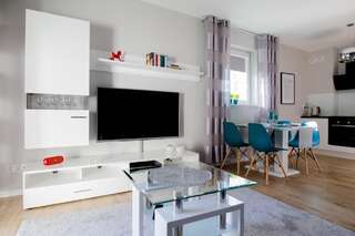 Апартаменты Apartament Silver Колобжег Апартаменты с террасой-11